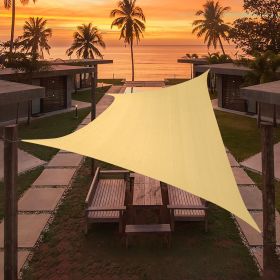 Artpuch 11'x11'Customize Sand Sun Shade Sail Commercial Standard UV Block 185 GSM, Water and Air Permeable, Heavy Duty, Carport Patio Outdoor - (Custo (size: 12'X21')