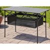 Adjustable - height Folding Table with Storage Bag. Durable Metal Tripod Base. Ideal for Beach, Picnic, BBQ & Patio. Lightweight, Compact for Indoor/O