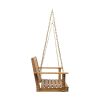 Outdoor  Modern Acacia Wood Porch Swing